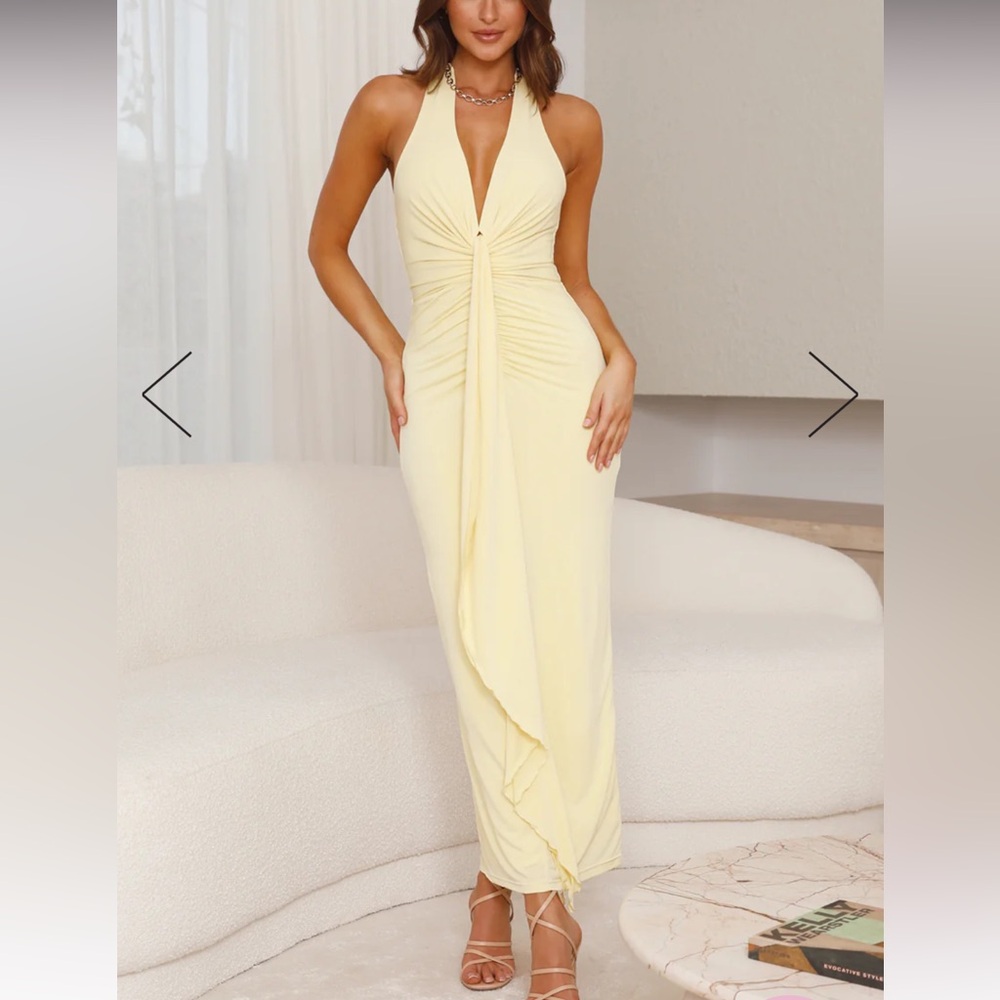 Hello Molly Mixing it up halter dress